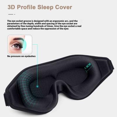 3D-покрывало для сна с эффектом памяти, маска для глаз, повязка на глаза, помощь при сне, мягкая дышащая повязка для глаз для путешествий