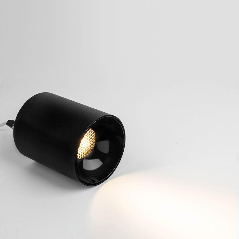 Светодиодные потолочные светильники с регулируемой яркостью и поверхностным монтажом COB 7 Вт 9 Вт 12 Вт 15 Вт 18 Вт 24 Вт AC110 В 220 В Точечный светильник с антибликовым покрытием