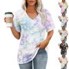 Womens T Shirts V-Neck Short Sleeve Summer Tops Casual Basic Tees Trendy