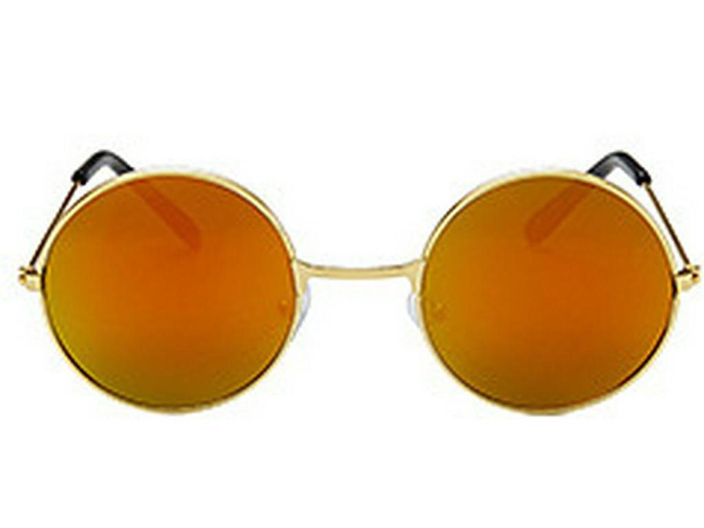 Retro Round Frame Sunglasses for Kids: Colorful Reflective Lenses for Boys, Girls, and Babies.