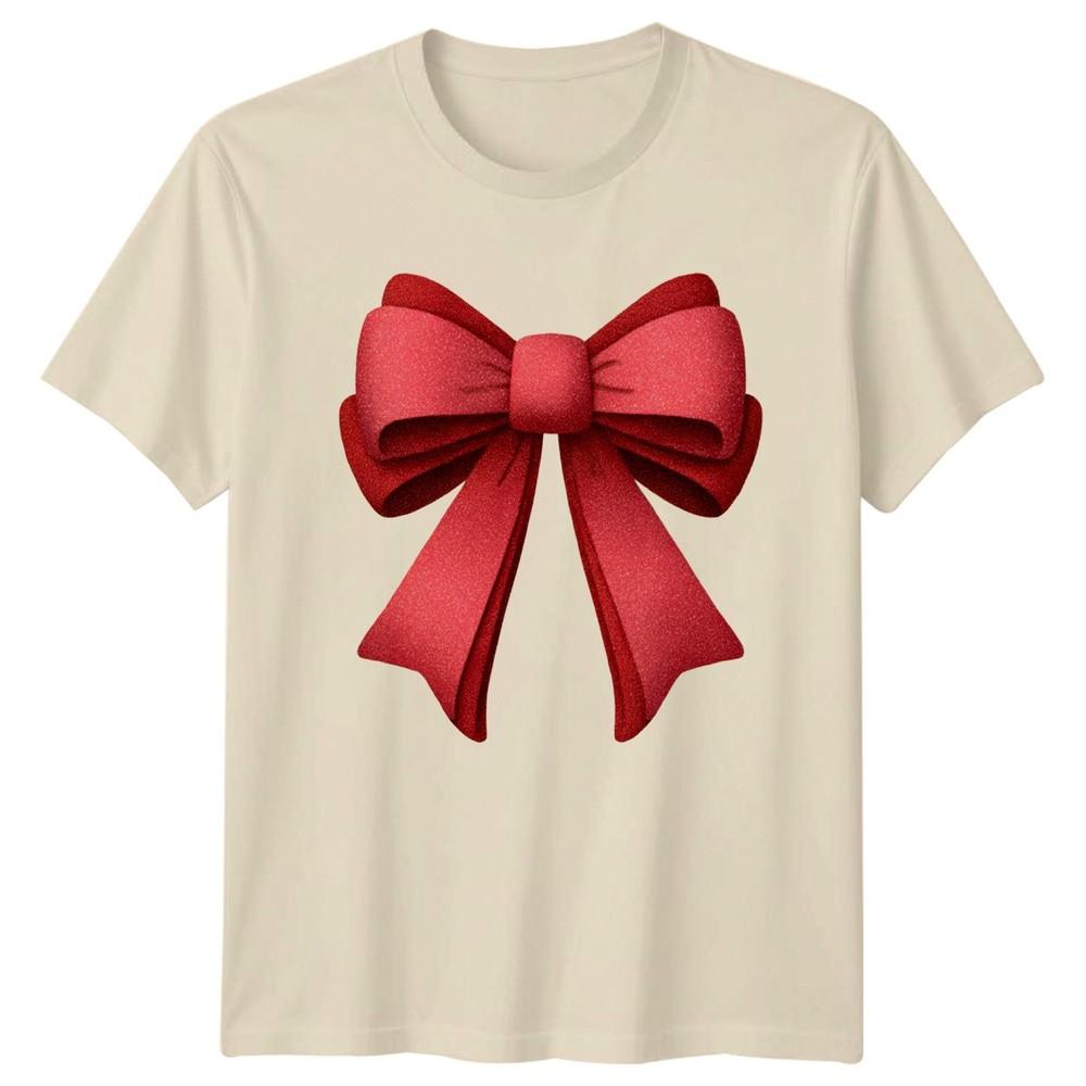 Red Bow Gift Graphic Tee Unisexs TShirt Unisexs Tee Unisex Top