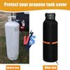 Стальные газовые баллоны 100 фунтов Всепогодный чехол Панели с прозрачным верхом Прочные Ткань Оксфорд 620D Система ремней с противоскользящими пряжками