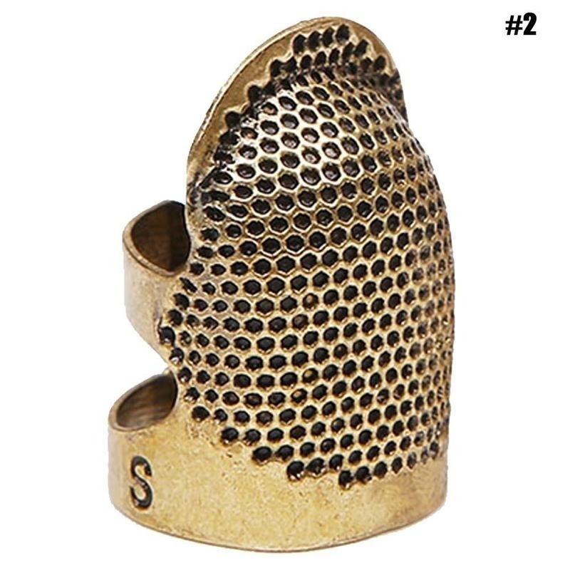 Thimble Sewing Press-fit Thimble Finger Sleeve Household Adjustable Thimble Ferrule Metal
