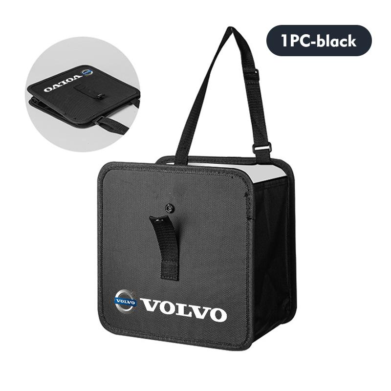 Car Leather Stuff Storage Bag Seat Middle Tissue Hanging Bag For Volvo V60 V90 S60 S80 S90 C30 XC40 XC60 XC70 XC90 V40