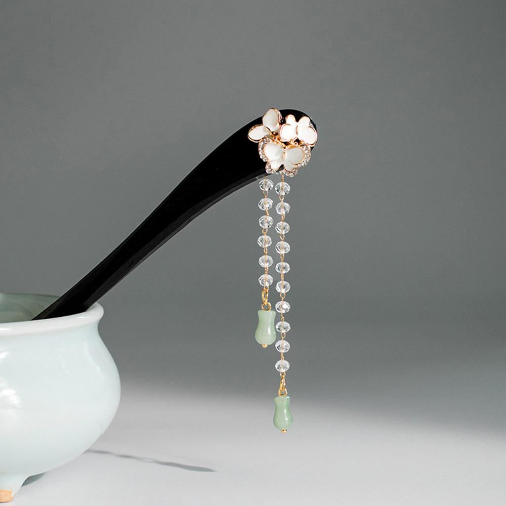 Простые китайские палочки для волос деревянные U-образные вилки для волос для женщин для создания пучка заколки аксессуары ретро мода головные украшения