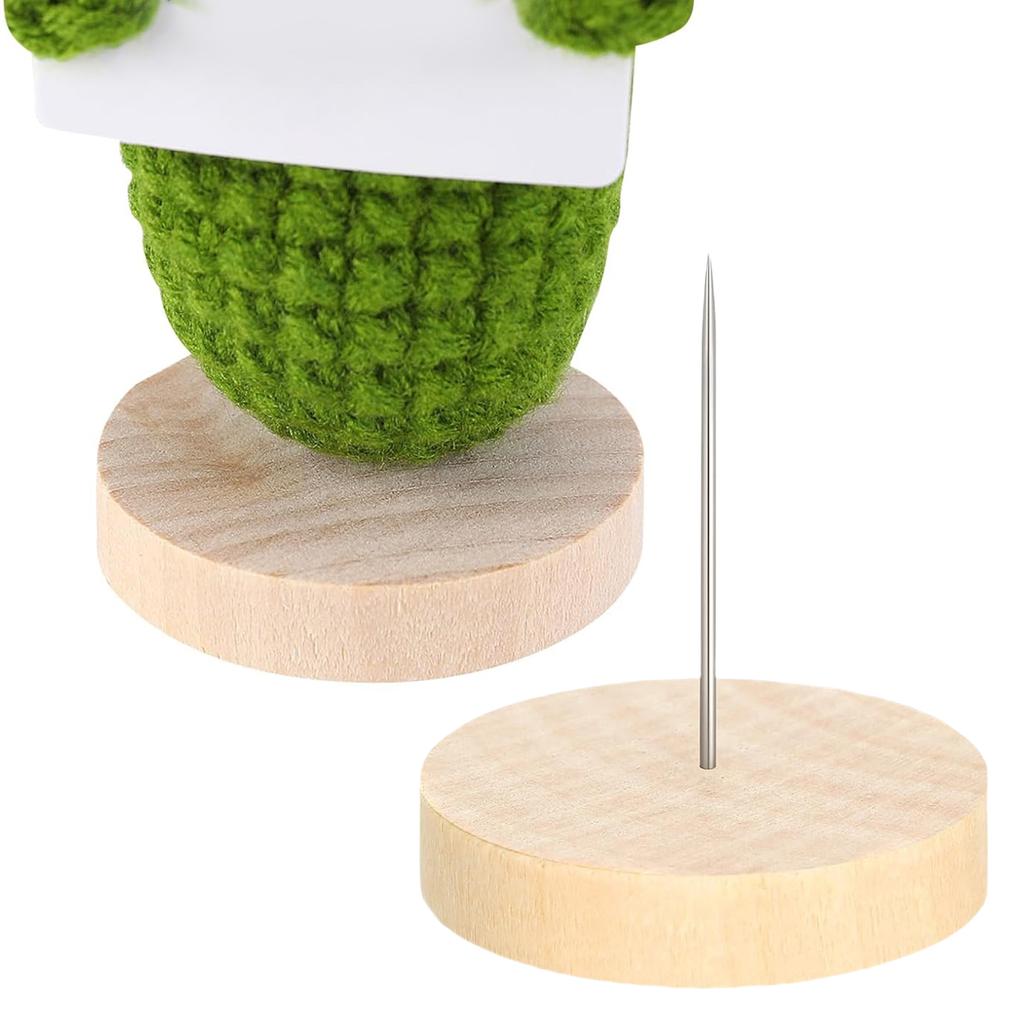 12 шт. деревянные подставки для кукол для вязания крючком с одной двойной стальной иглой для демонстрации фигурок вязаных кукол