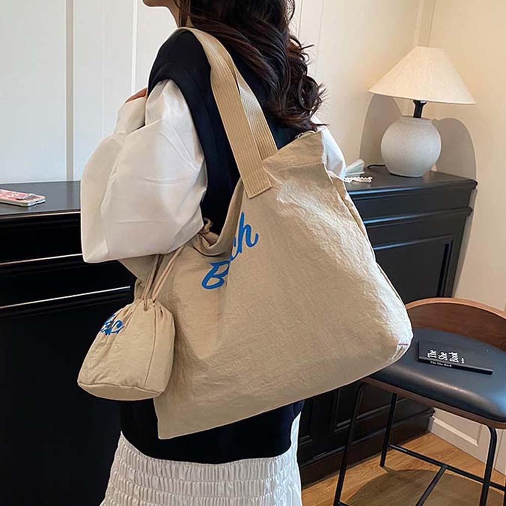 Japanese Style Composite Tote Bags Dopamine Large Capacity Handbag  Shopping