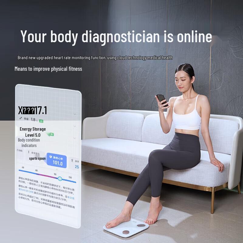 PICOOC Mini-lite Умные весы для измерения жировой массы тела и набор эластичных лент