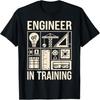 Инженер-стажер Будущий инженер Держащий инженерную футболку