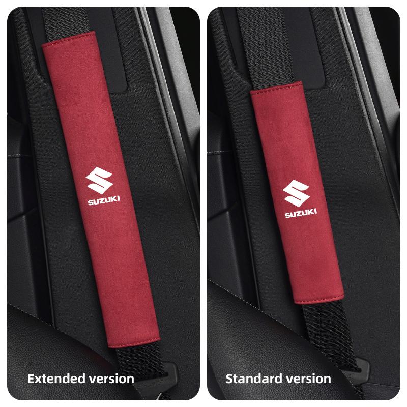Car Seat Belt Shoulder Protection Set Interior Accessories For Suzuki Jimny Swift Samurai Vitara SX4 Alto Kaiser Ingnis DZire