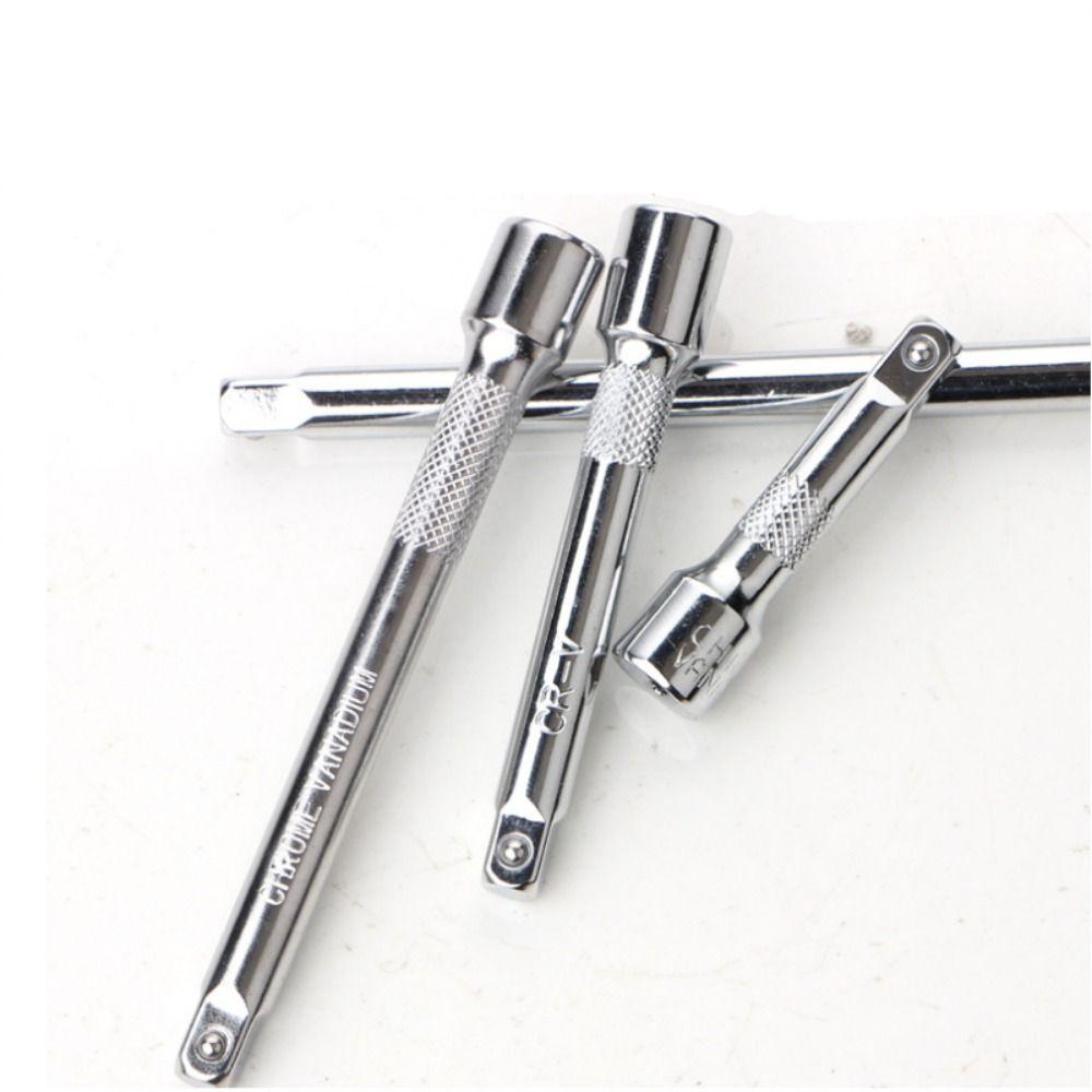 4 Piece 1/4 Inch Socket Extension Set Premium Chrome for Ratchet Wrench Universal Joint Socket