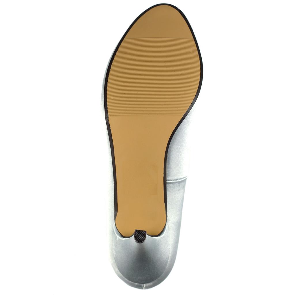 Lunar Womens/Ladies Lucia Satin Court Shoes