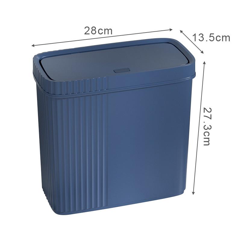 Мусорное ведро для ванной комнаты, туалетное мусорное ведро с крышкой, устойчивое к запахам, узкое мусорное ведро для гостиной, спальни, мусорная корзина для мусора