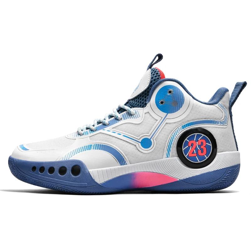 Модные новые баскетбольные кроссовки для мужчин, уличные, нескользящие, полевые, мужские, амортизированные, баскетбольные ботинки, тренировочные, брендовые, удобные, женские, теннисные кроссовки