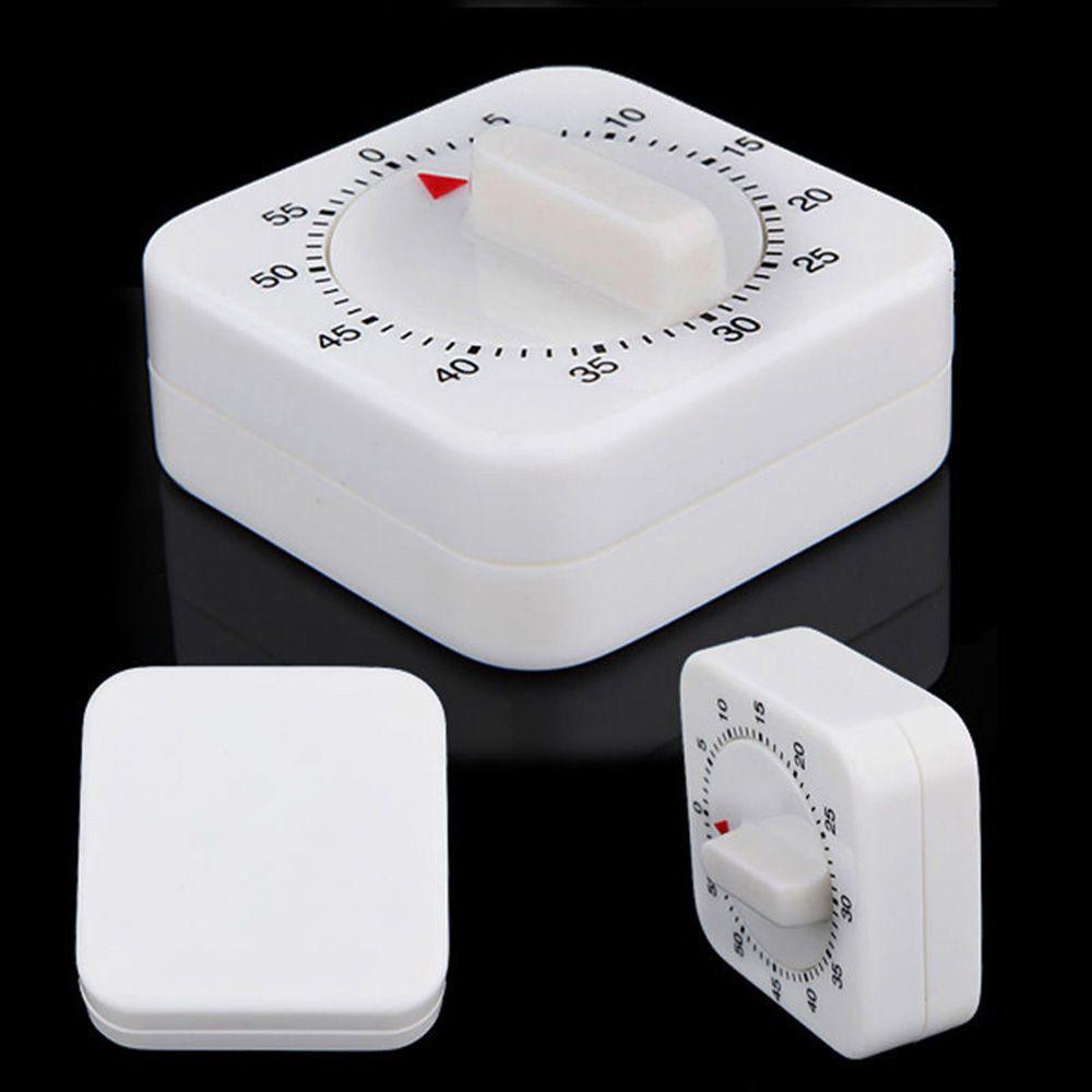 For Preparation Down Food Round Reminder White Baking 60 Minutes Kitchen Square Mechanical Timer