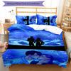 KPOP Hunter 3pcs Bedding Set Duvet Cover Closure Includes 1 Duvet Cover & 2 Pillowcases for All Seasons Bedroom Home Dorm Decor