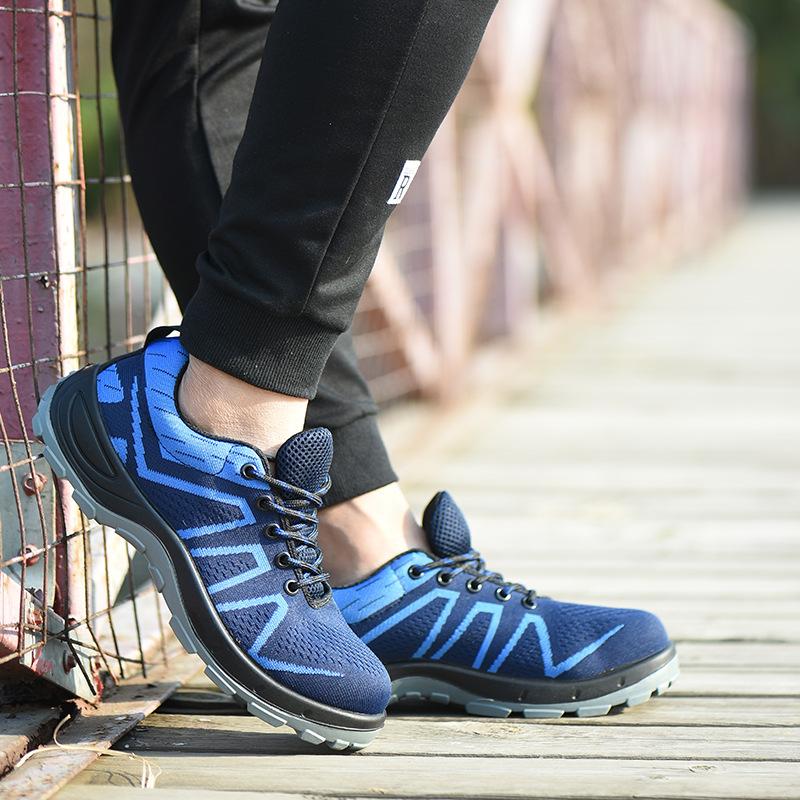 Мужская рабочая обувь для страхования труда, стальная защитная рабочая обувь Baotou с защитой от проколов и ударов