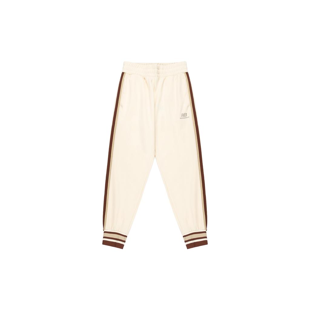 New Balance Sweatpants Women's Beige Yellow (Unisex) Knitted Sweatpants AWP23551 MCU
