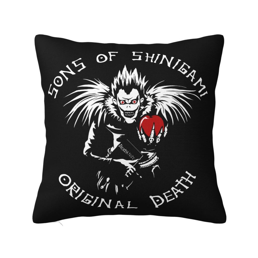 Girl And Dead Pillow Case Anime Death Note Japan Manga Cushion Covers Funny Decor Pillowcover for Living Room