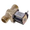 DC 12V 24V AC220V G1 / 2 Brass Solenoid Valve For Solar Water Heater
