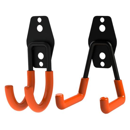 Крючок для хранения Антикоррозийный съемный держатель садового шланга Настенный высокопрочный металлический крючок-вешалка Многоцелевой держатель для хранения водопроводных труб Лестницы