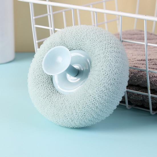 Подсолнух Присоска Губка для ванны Глубокое отшелушивание Массаж Уход за кожей Губка для ванны Пенообразователь для геля для душа