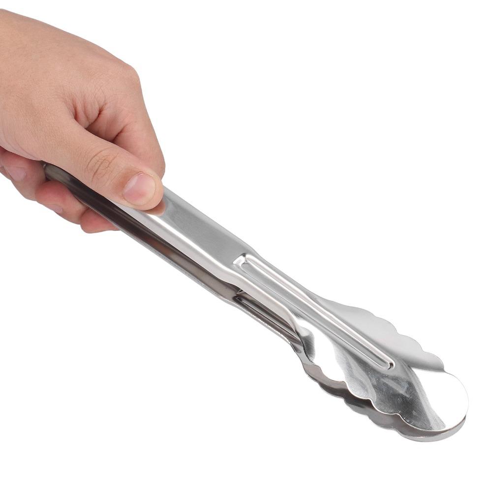 Polished Finish Stainless Steel Tongs Stainless Steel Kitchen Food Clip Serving Tong Steak Serving