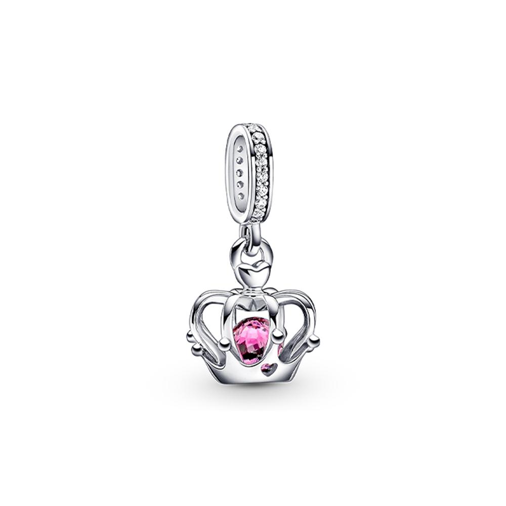Pandora 925 Sterling Silver Synthetic Cubic Zirconia Necklaces Unisex ZT2024102514A