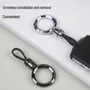 Men's High-End Minimalist Metal Keychain Pendant: Anti-Lost, Creative Waist Hanging Keyring Ornament