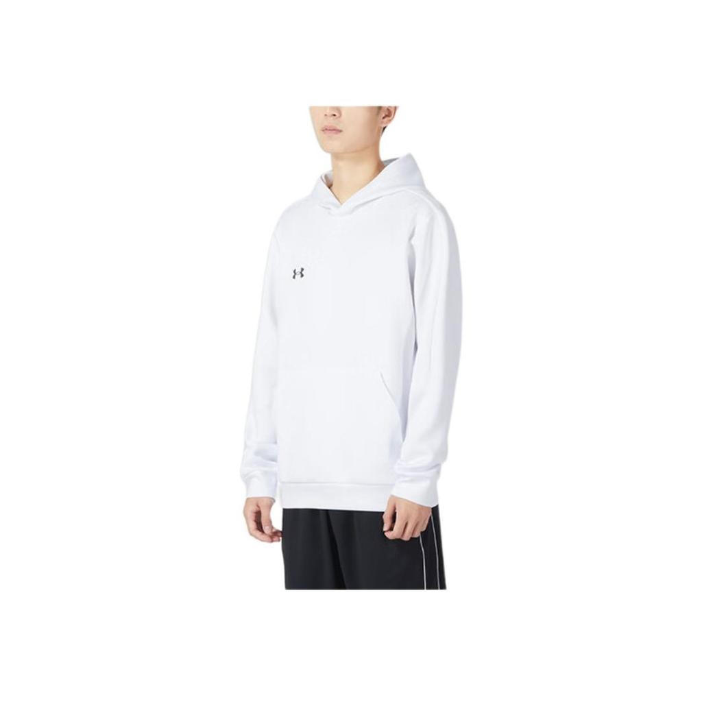 Under Armour Logo Windproof Running Hoodie Men Hoodies White 22600304-100