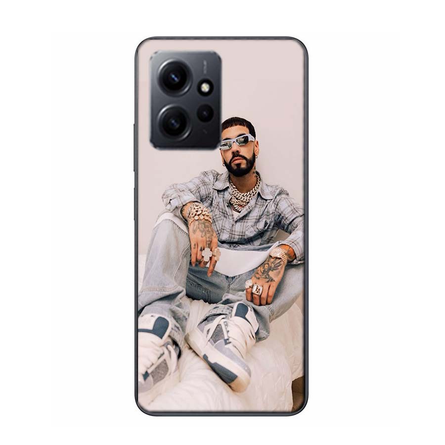 Чехол для телефона Rapper A-Anuel AA Real для Redmi 12 13C 12C 15C 9 10 10C Note 13 Pro Plus 14 15 Pro 9T 9C 9A TPU Мягкий чехол Прозрачный Cel