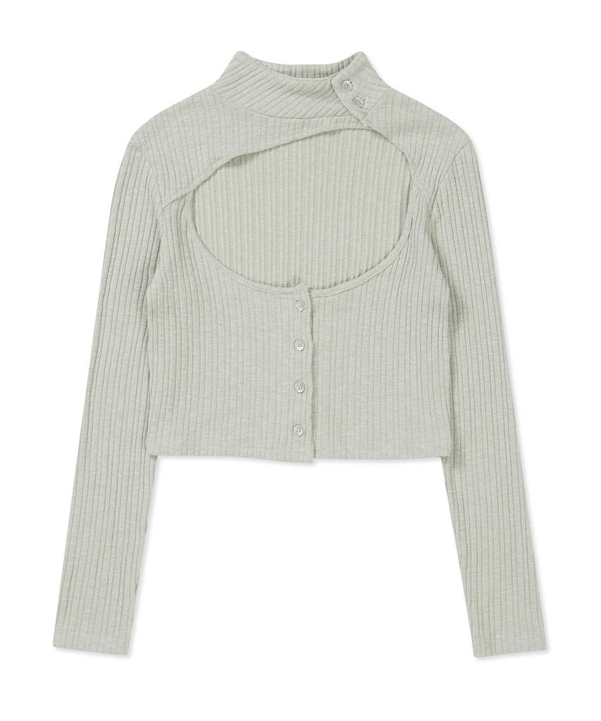 ZEROPLANET Daniel Layered Top [Green]