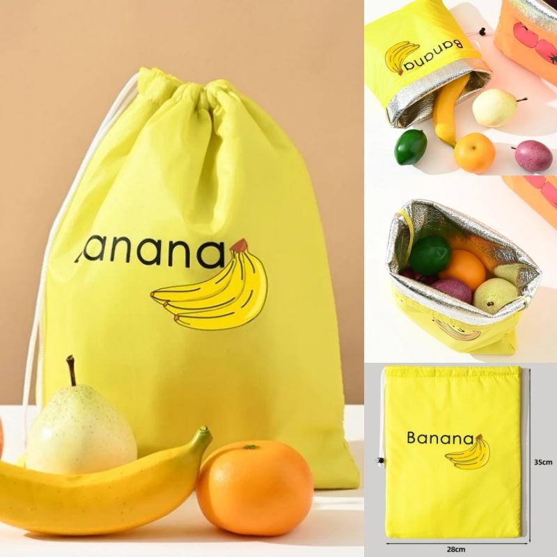 Banana Storage Bag Freshness Keeper for Fruits & Vegetables Breathable Reusable Eco-Friendly Produ Bag Lightweight Portable