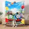 1 шт. Томас, Поезд, Праздничное Фланелевое Одеяло с Принтом, Супер Мягкое Плюшевое Покрывало для Кровати, Квадросезонное Одеяло для Дивана, Кровати, Офиса, 42
