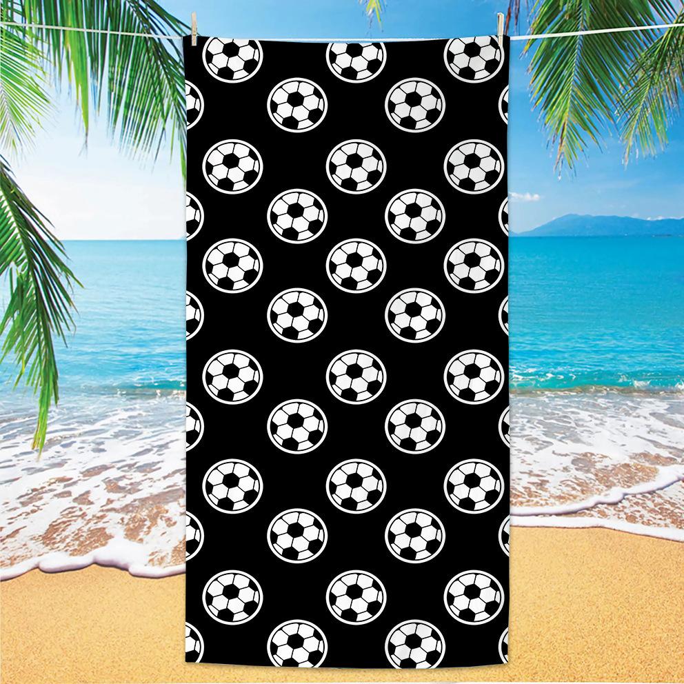 New Football Beach Towel World Cup Theme Microfiber Beach Towel Adult Large Beach Towel