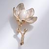 Senior Brooches Flower Leaf Brooch Pins for Women Suit Pendant  Fashion Brooches Jewelry