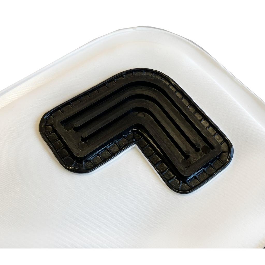 RISEWAY Складное ведро для камней Белое UEV-043 (с крышкой) Рыбалка, 40 см,