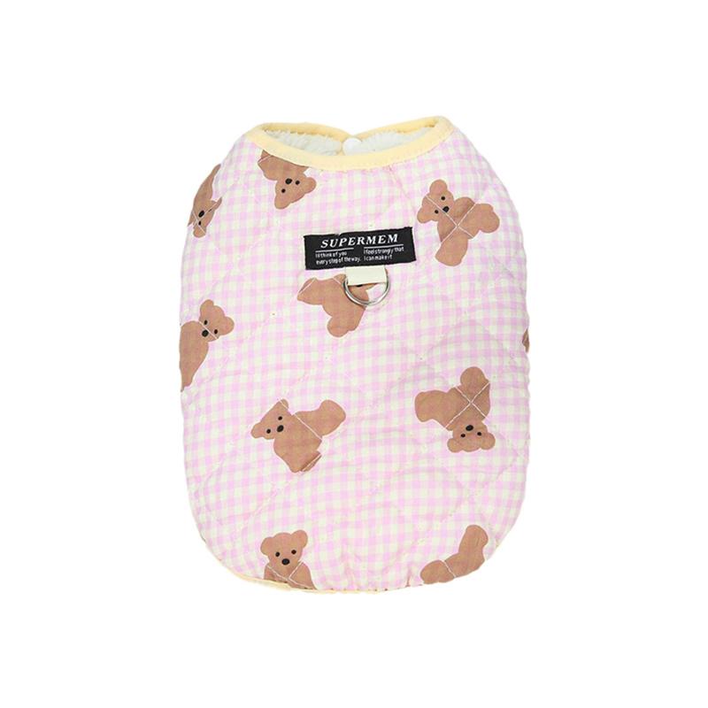 Зимняя теплая кошачья куртка-пальто для кошек, милый принт, одежда для питомцев с тяговым кольцом, сфинкс, сиамский котенок, поводок для прогулок, костюм для питомцев