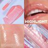 Hydrating Matte Glitter Liquid Lip Gloss , Moisturizing Transparent Plumping Lip Gloss, Tinted for Lip Care and Dry Lip,Glow Oil