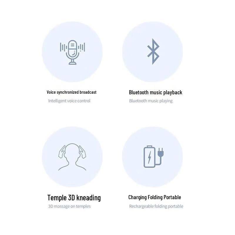 Вспомогательный умный складной массажер для глаз