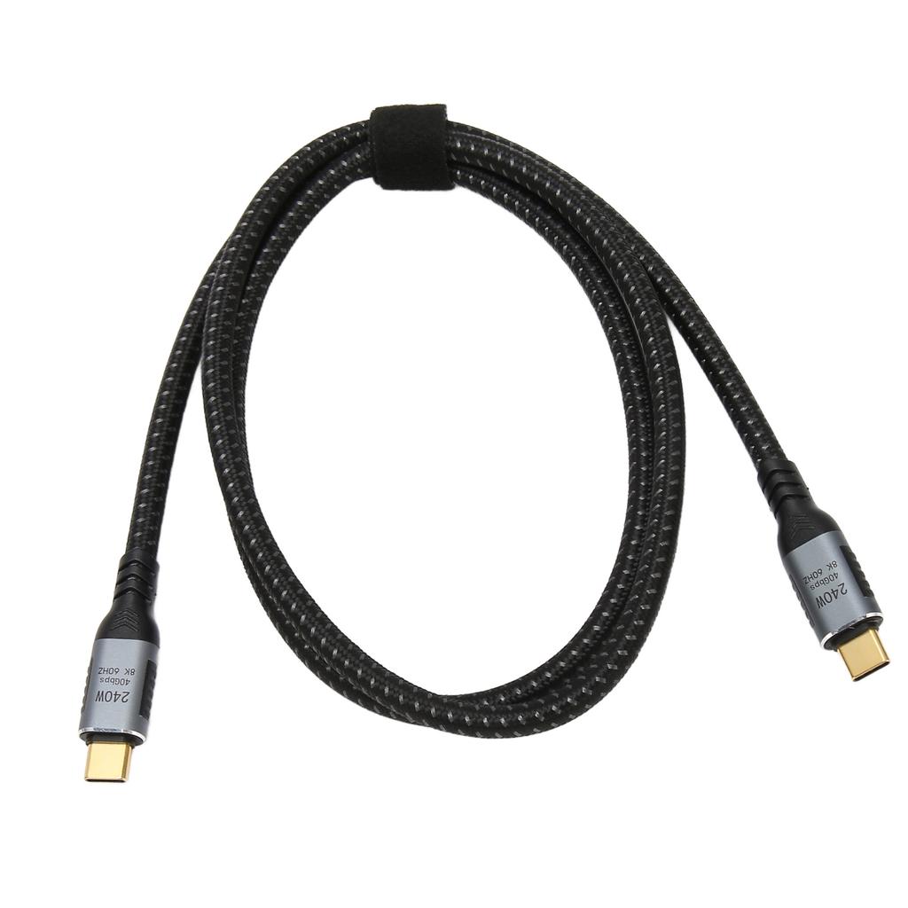 Кабель передачи данных USB 4.0 Gen 3, передача данных 40 Гбит/с, зарядка 240 Вт, поддержка отображения 8K 60 Гц, кабель Type C - Type C