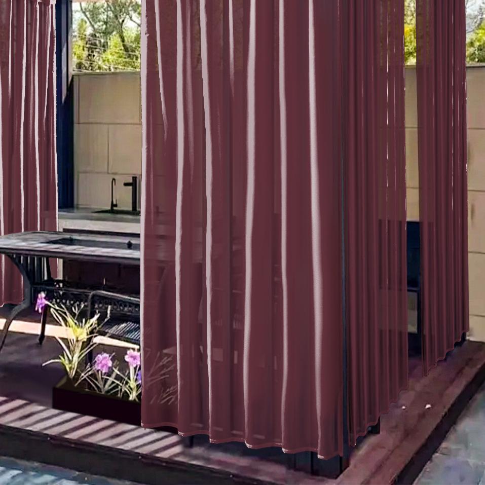 Москитная сетка для окна Терраса Открытая беседка Светофильтрующая прозрачная занавеска Уличная занавеска Водонепроницаемая прозрачная занавеска