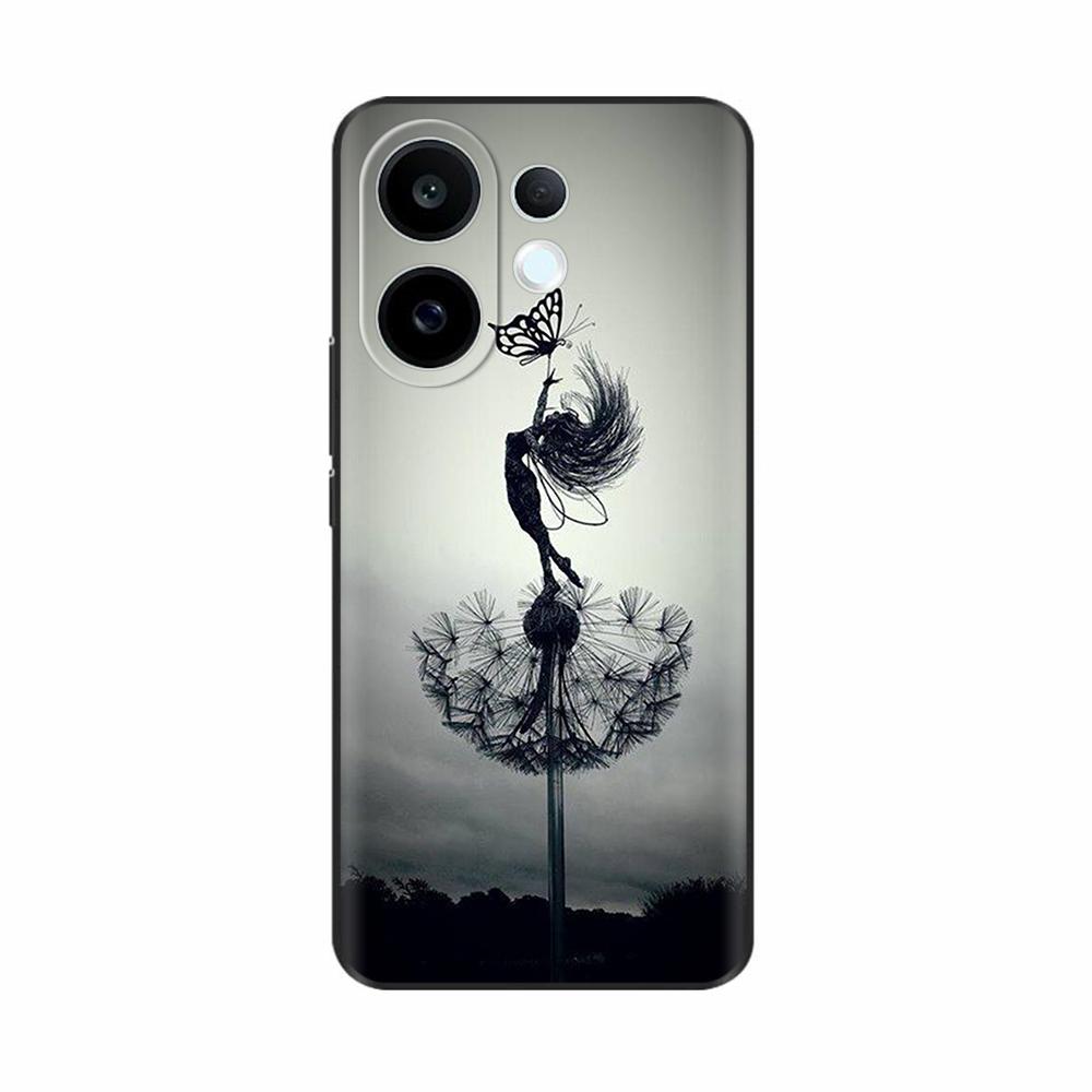 Для Vivo S30 Pro Mini Чехол Силиконовый Мягкий ТПУ Задняя Крышка Модные Цветочные Чехлы Для Телефона Для Vivo S30 Чехол VivoS30 Pro Mini 5G Fundas