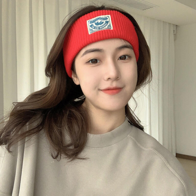 На Повязку для Волос с Этикеткой Signature Hairband C6 Красный