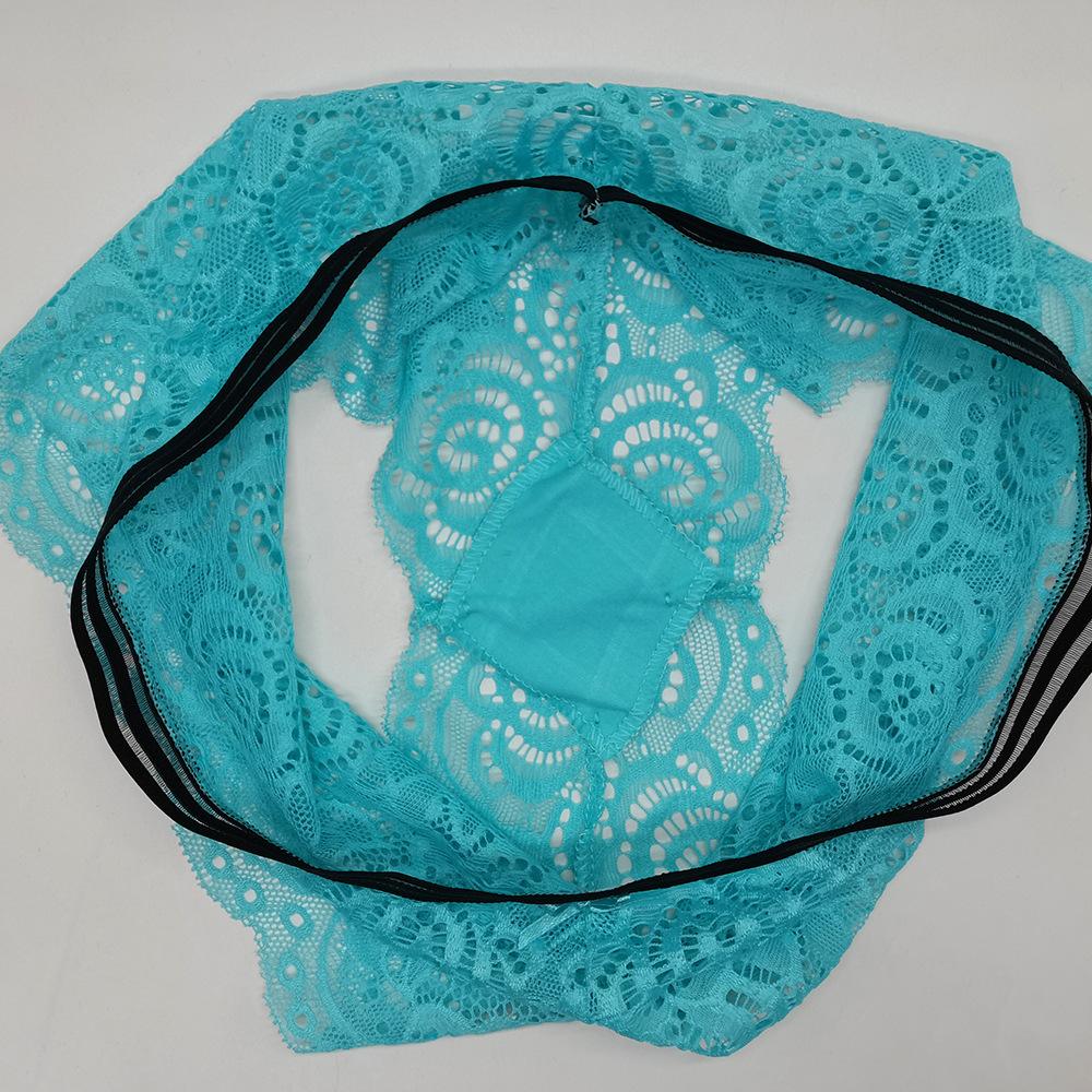 Ladies Underwear Women Boyshort Sexy Transparent Lace Panties 6 Pcs/lot