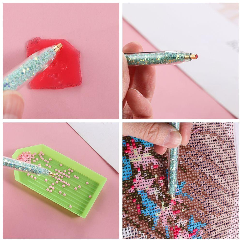 Швейные принадлежности Вышивка Ручка для выкладки страз Вышивка крестом Кристальные ручки 5D Алмазная живопись