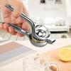 Manual Hand Press Lemon Squeezer, Robust Juicer, Manual Lime Press / Metal Fruit Press For Juicing With Curved Handle