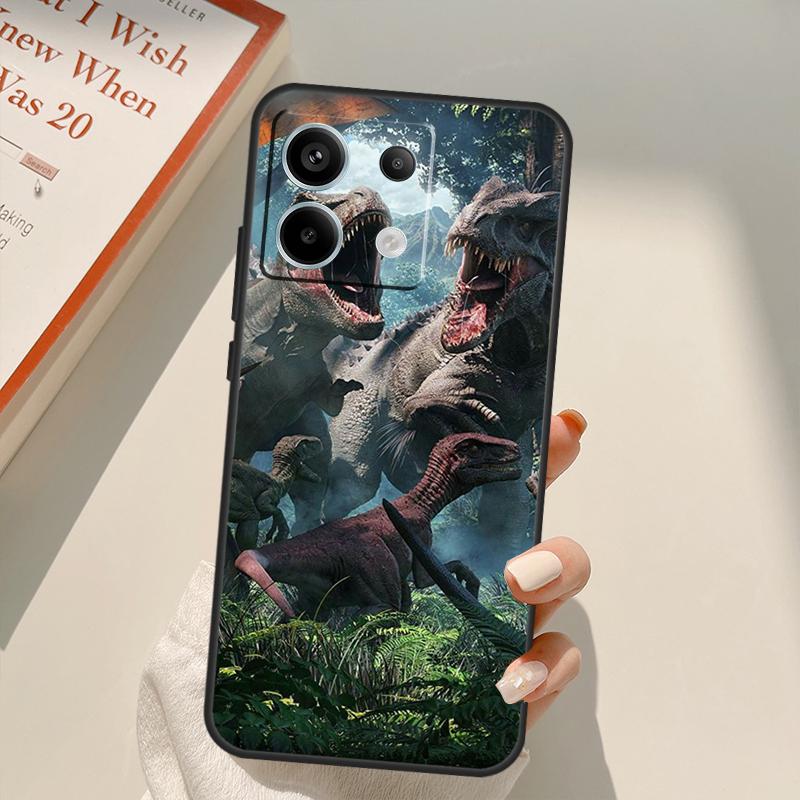 Чехол Jurassic Dinosaur для Xiaomi Redmi Note 13 10 11 12 14 15 Pro Plus Чехол для Redmi 15 15C 13C 12C 10C 14C