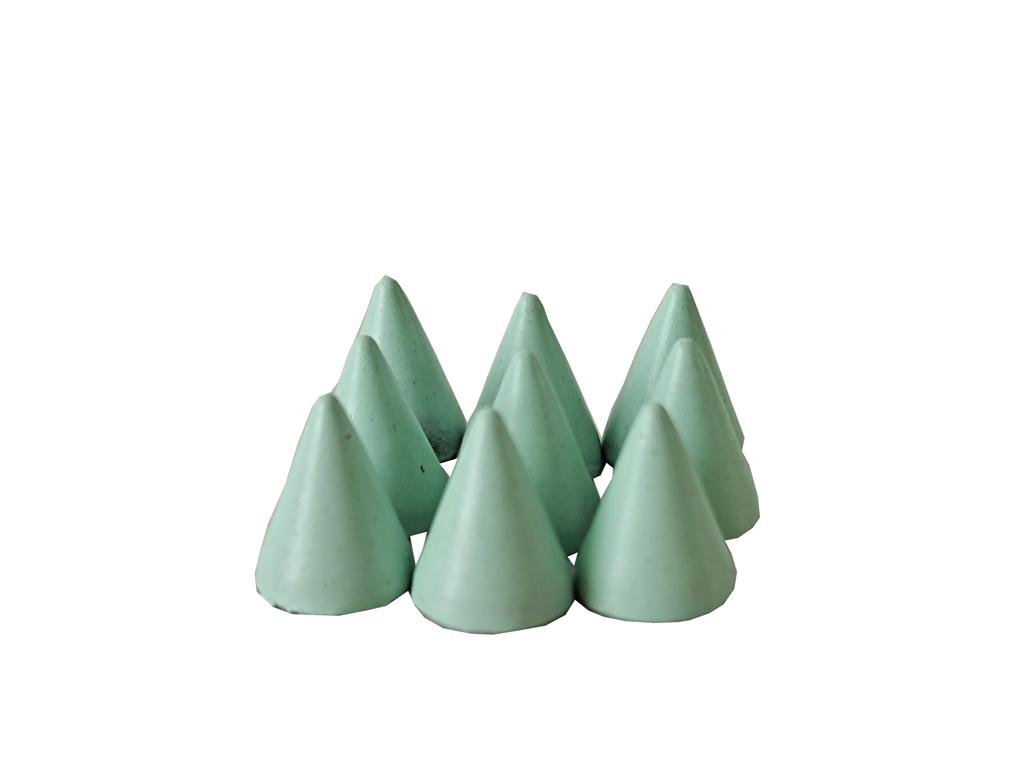 10sets 7*10mm Bullet Cone Colored Studs And Spikes For Clothes DIY Handcraft Garment Rivets For Leather Bag Shoes