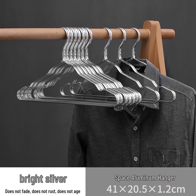 Stainless Clothes Steel Spacesaving Nonslip Hanger Rack